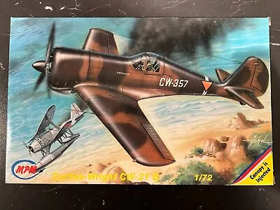 1/72 WW2 Dutch Curtiss-Wright CW-21 B Fighter W/PhotoEtched Parts - MPM 72073 • $50.95