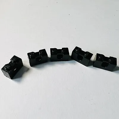Lego Technic Brick 1 X 2 With Hole Type Ii Black 3700b • $1