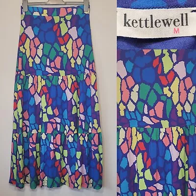 Kettlewell Womens Jersey Maxi Skirt Multicoloured Size M • $37.32