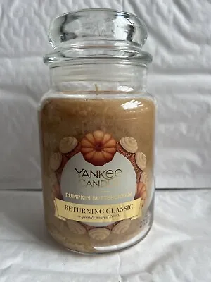 Yankee Candle Large Jar Pumpkin Buttercream 22oz 623g • £32.95