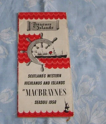 £4 • Buy Macbraynes Scotland's Western Highlands And Islands Season 1956 Steamer Coach
