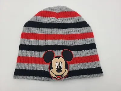 Toddler Mickey Mouse 2T-5T Disney Winter Knit Beanie Hat Cap Child Boy Girl Gray • $4.99
