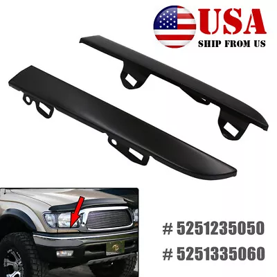 For Toyota Tacoma 01-04 Front Bumper Grille Headlight Filler Trim Panels Set • $10.98