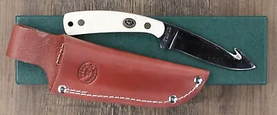 Moore Maker Knife 5100UGH Gut Hook Drop Point Hunter; 7  Bone Scales NEW Nice! • $18.99