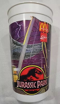 Jurassic Park McDonald's Collector Cup JP1 Tyrannosaurus Rex Coca Cola 1992 • $14.50