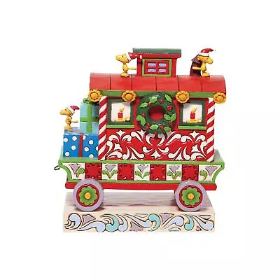 $48.99 • Buy Jim Shore Peanuts Woodstock Christmas Train Caboose Figurine 6006940