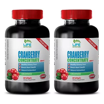 Vitamin E Capsule 1000 - Cranberry Extract 50:1 272mg - Detoxification Pills 2B • $39.64