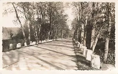 Vintage RPPC Postcard Sand Bar Bridge Milton Vermont Real Photo Trees Nature • $9.98