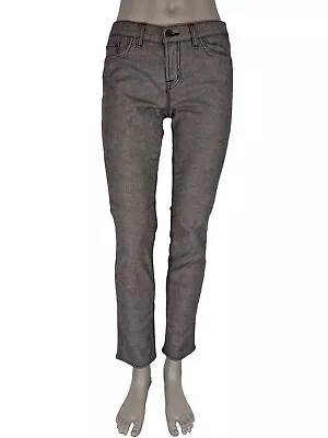 J Brand 910 Slim Fit Low Rise Skinny Leg Silver Stretch Denim Jeans - W30 / L28 • $36.99