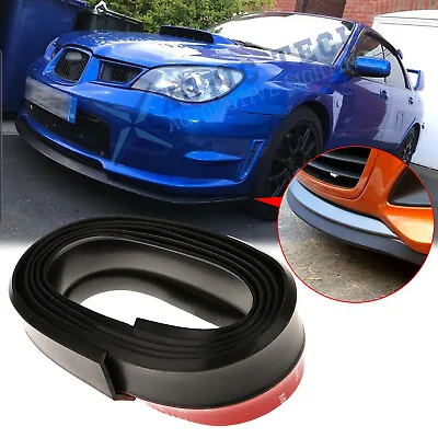 100'' Foam PU Front Bumper Lip Kit Splitter Chin Spoiler Valance Universal Black • $26.88