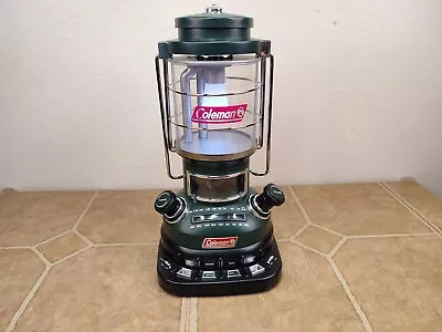 Coleman Mini Lantern Clock Radio Battery-Powered LED Lights *READ* NO DISPLAY • $15