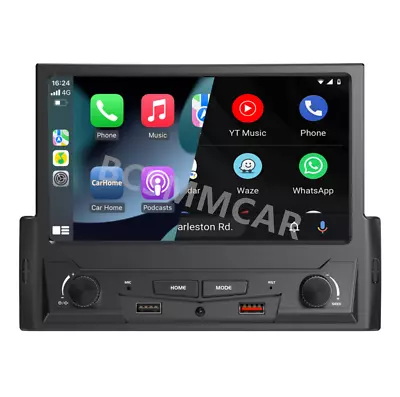7in Car Radio Wireless CarPlay Android Auto Bluetooth Mirror Link Player 1 Din • $178.53