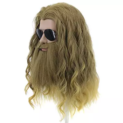  Hair Wigs Long Blonde Wig Thor Endgame Wig Men Halloween Cosplay  Hair Wigs • $49.99