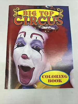 Vintage 1987 Big Top Circus Coloring Book New Nos Clown Elephant • $3.99