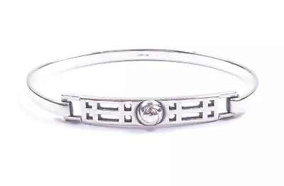 Kit Heath Bangle Charles Rennie Mackintosh Design Sterling Silver Glasgow Rose • £35
