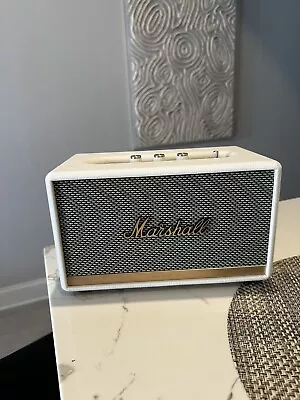 Marshall - Acton II Bluetooth Speaker White - Gold Excellent- NO BOX • $198
