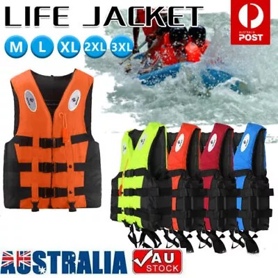 Adults/Kid Life Jackets Watersport Ski Buoyancy Aid Kayak Sailing Boating Jacket • $35.98