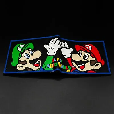 Cute Super Mario Bros Purse Short Bifold Fashion Leather Wallet S2 • $15