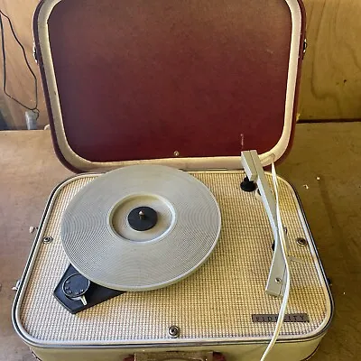 £20 • Buy Vintage Portable Fidelity HF31 Record Player In Carry Case