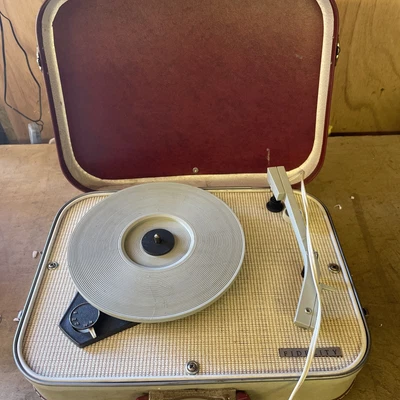 £20 • Buy Vintage Portable Fidelity HF31 Record Player In Carry Case