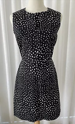 Kate Spade Saturday Black & White Spotted Dress Size 2 • $40