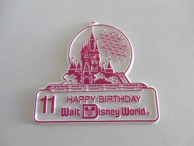 1982 Walt Disney World Epcot Center Opens Cast Member 11th Birthday Button Prop • $9.99