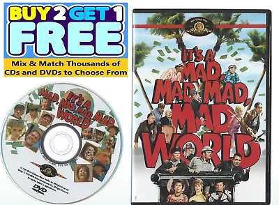It's A Mad Mad Mad Mad World (DVD 1963) Classic Comedy Disc & Cover Art Only • $5.99