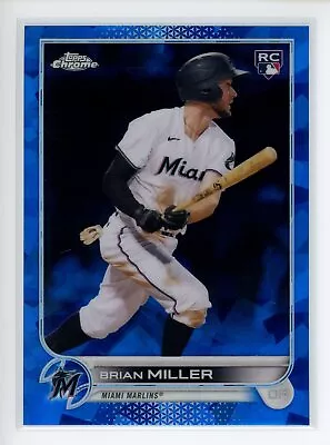 2022 Topps Chrome Sapphire Edition #425 Brian Miller RC Marlins • $4