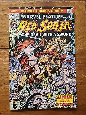 Marvel Feature Presents Red Sonja #2 Marvel Comic 1975 • $7.31