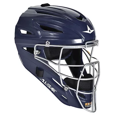 All-Star UltraCool MVP Baseball/Softball Catcher's Helmet - Navy - Adult • $129.95