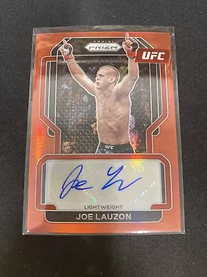 2022 Prizm UFC Joe Lauzon Auto Autograph Red Prizm #15/99 • $8.99