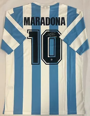 Vintage Diego Armando Maradona Argentina Signed Autographed Jersey PCA COA • $980