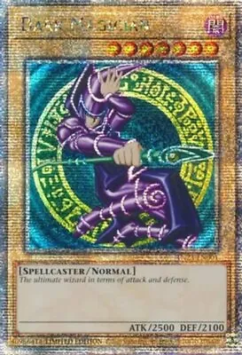 Yugioh! Dark Magician - TN23-EN001 - Quarter Century Secret Rare - Limited Editi • $11.03