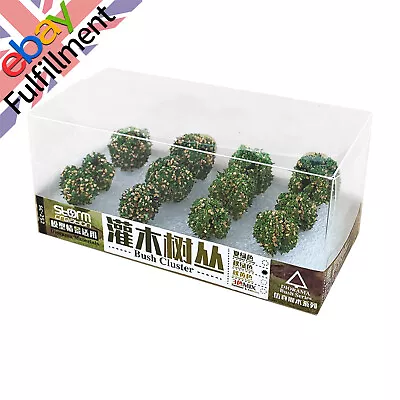 12Pack Architecture Trees Model Miniature For 1:35/1:48/1:72/1:87 Scenery Scale • £9.07