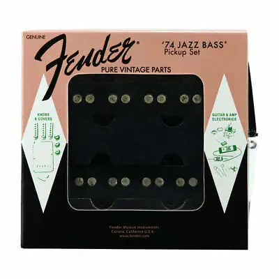 Fender Pure Vintage '74 Jazz Bass Pickup Set 0992243000 • $199.99