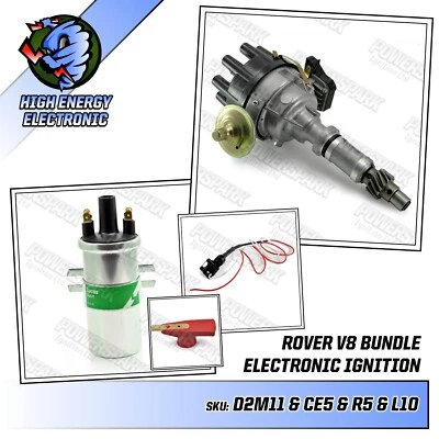 £150.95 • Buy Morgan Plus 8 EFi TVR V8 Rover Distributor Lucas DAB118 Module And DLB198 Coil