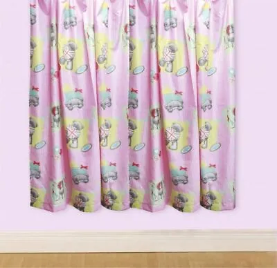 £6.57 • Buy Curtains ME TO YOU TATTY TEDDY Pink Curtains Ready Made Set New 66  X 54 