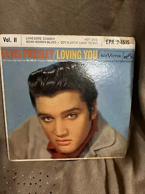 ELVIS PRESLEY Loving You Vol. II On RCA Rock EP 4l • $8.99