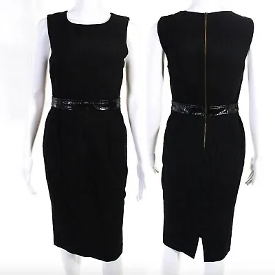 Dolce And Gabbana D&G Black Office Shift Dress  IT44 UK12 US8 U38 • £80