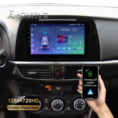 Wireless Carplay For Mazda 6 GJ1/GL 2013-2015 Android 12 Car Stereo Radio 2+32GB • $144.49