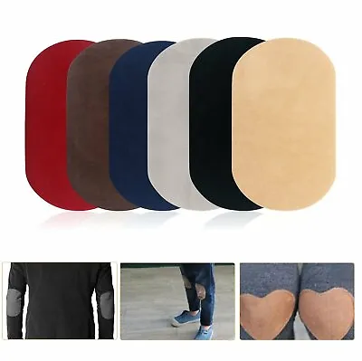 Suede Leather Iron-on Oval Elbow Knee Patches DIY Repair Sewing Applique USA • $3.25