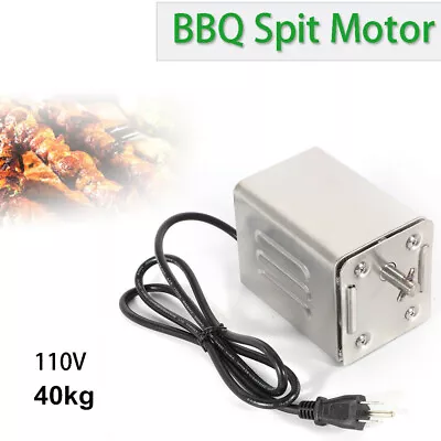 Heavy Duty Stainless Electric BBQ Spit Rotisserie Hog Roaster Motor | 40kg Load • $56.05