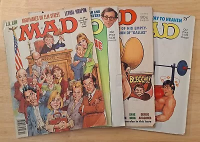 Lot Of MAD Magazine Back Issues Rocky IV Dallas LA Law Garbage Pail (Readers) • $9.99