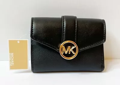 Michael Kors Carmen Medium Flap Bifold Wallet • $58