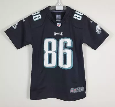 Zach Ertz #86 Philadelphia Eagles Black Nike NFL Football Jersey Youth Size M • $24.99