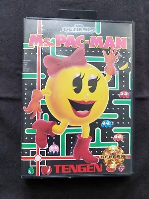 Ms. Pac-Man - Sega Genesis (1991) Authentic Tested Complete  • $12.99