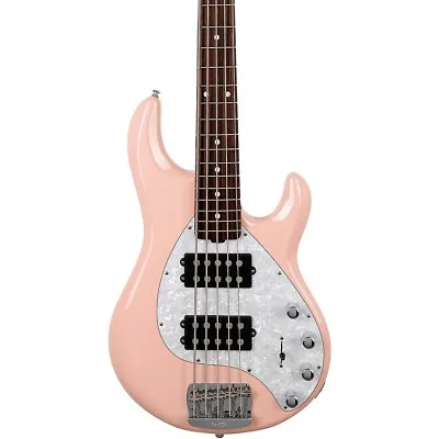 Ernie Ball Music Man StingRay5 Special HH 5-String Electric Bass Pueblo Pink • $2899