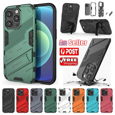 $10.59 • Buy Armor Case Stand Heavy Duty Cover For IPhone 14 13 12 11 Pro XS Max SE 8 7 Plus