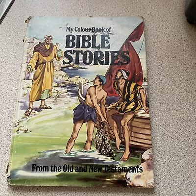 MY COLOUR BOOK OF BIBLE STORIES Old New Testaments WARWICK PRESS Ward Lock 1976 • £5