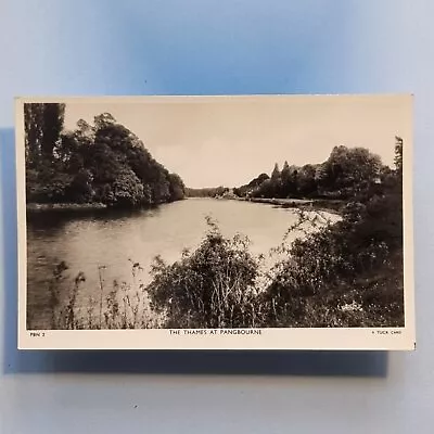 Pangbourne Postcard C1950 Real Photo River Thames Panorama Berkshire • £7.95